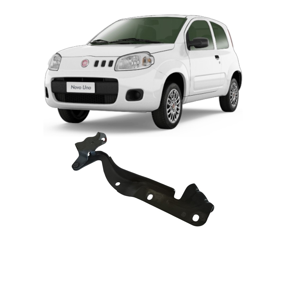 dobradiça capô esquerdo Fiat uno Vivace 2011 2014