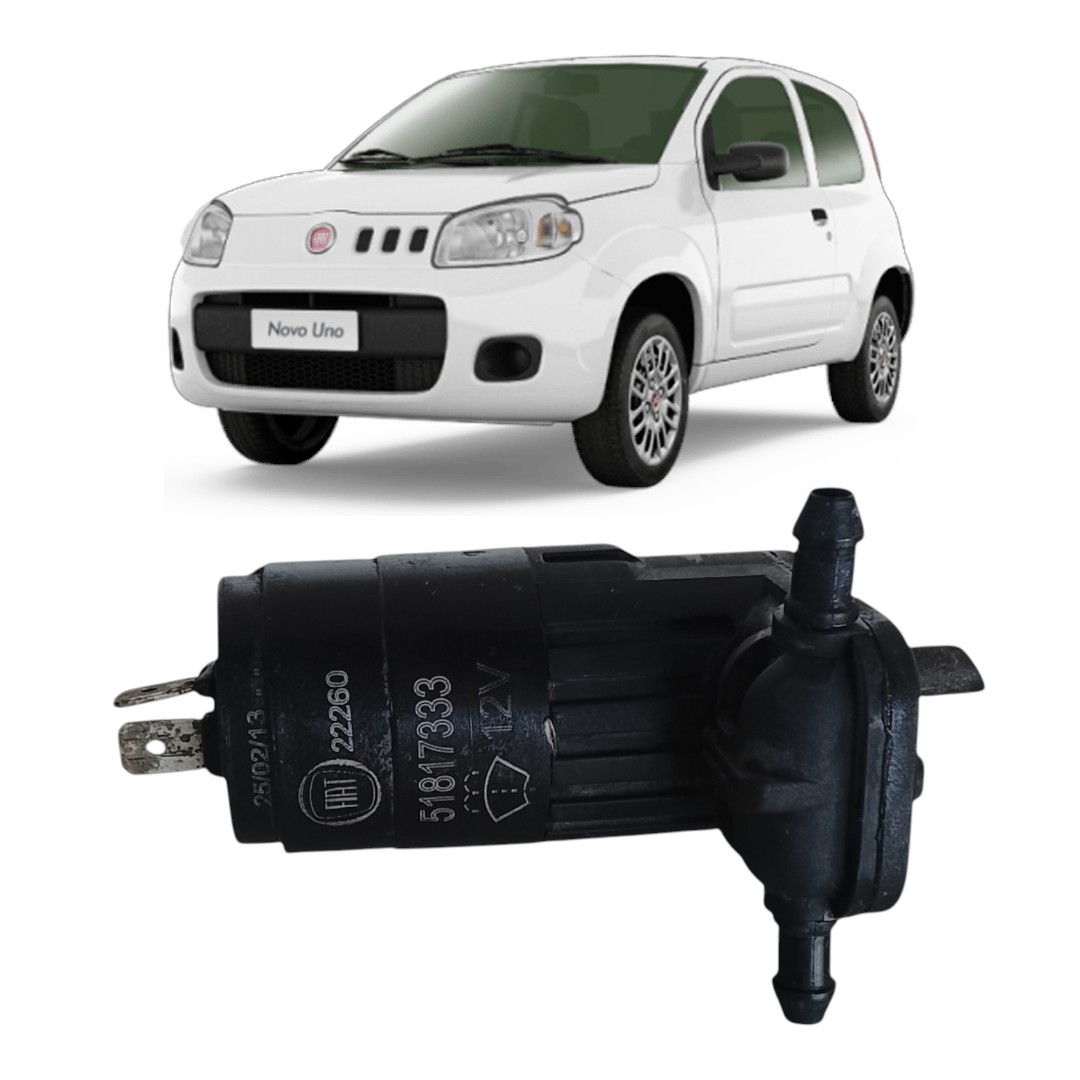 motor esguicho limpador parabrisa Fiat uno Vivace 2013