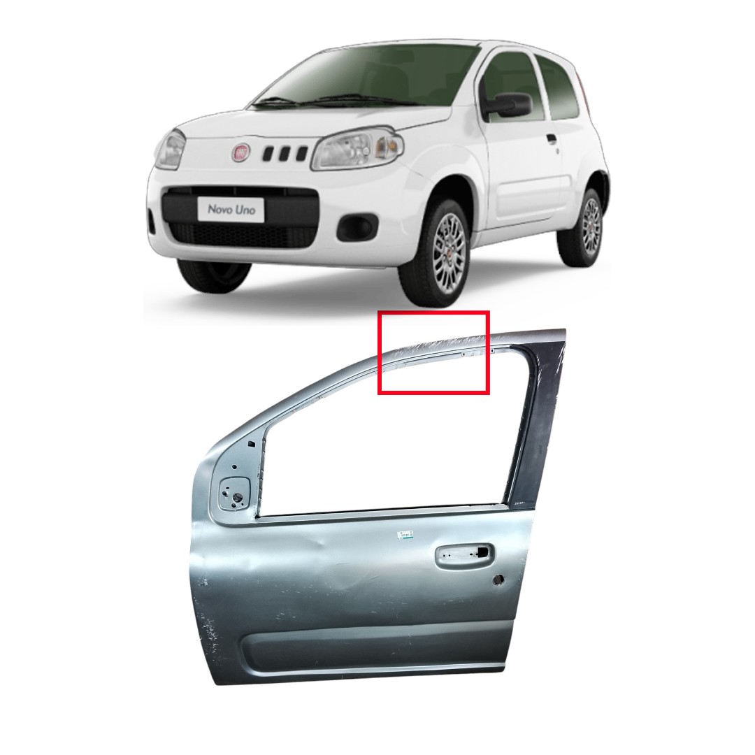 porta dianteiro esquerdo c/detalhe Fiat uno Vivace 2013