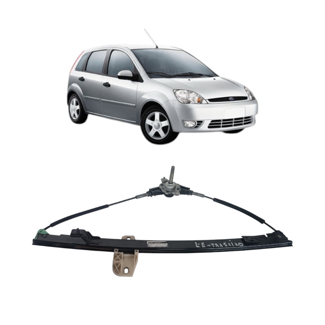 Máquina Vidro Dianteira Direita Ford Fiesta 2002 2005