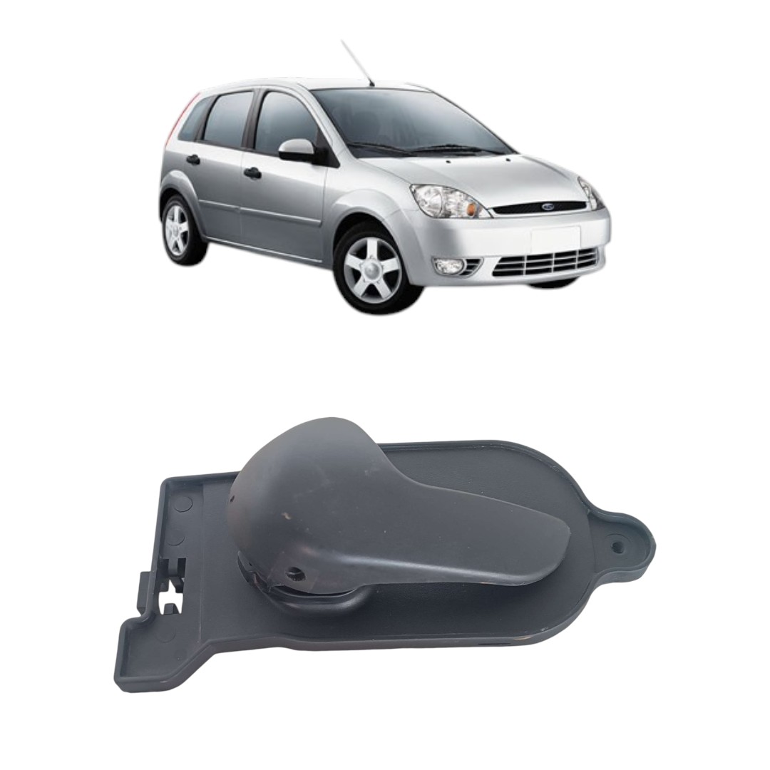 Maçaneta Interna Esquerda Ford Fiesta 2004 2012 Preto Dianteira/traseira