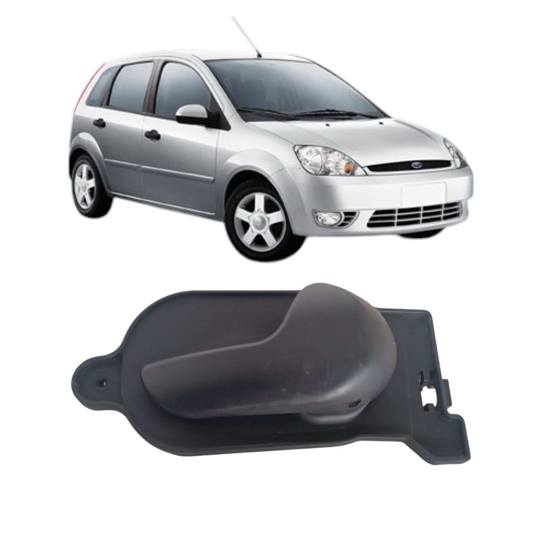 Maçaneta Interna Direita Ford Fiesta 2004 2014 Preto