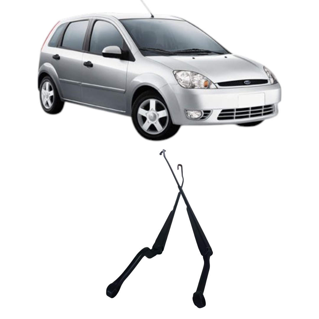 Par Braços Limpadores Ford Fiesta 2004 2014