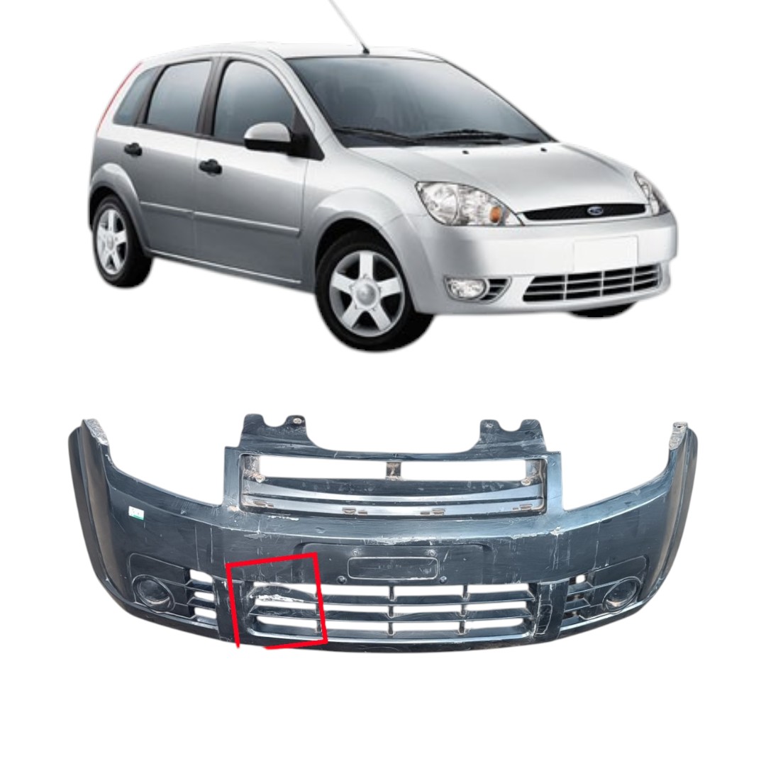 Parachoque Dianteiro C/Detalhe Ford Fiesta 2007 2010