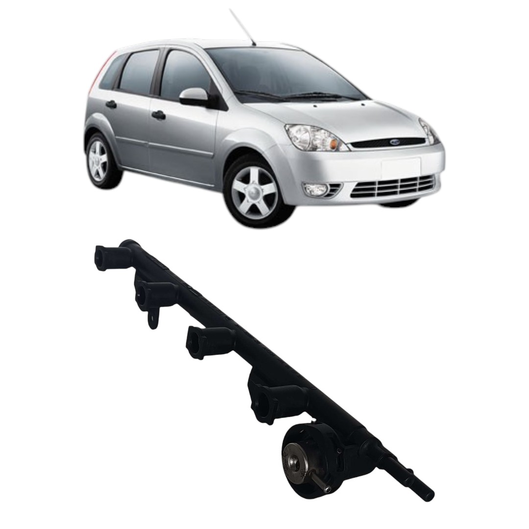 Flauta Bico Injetor Ford Fiesta 2007 2012