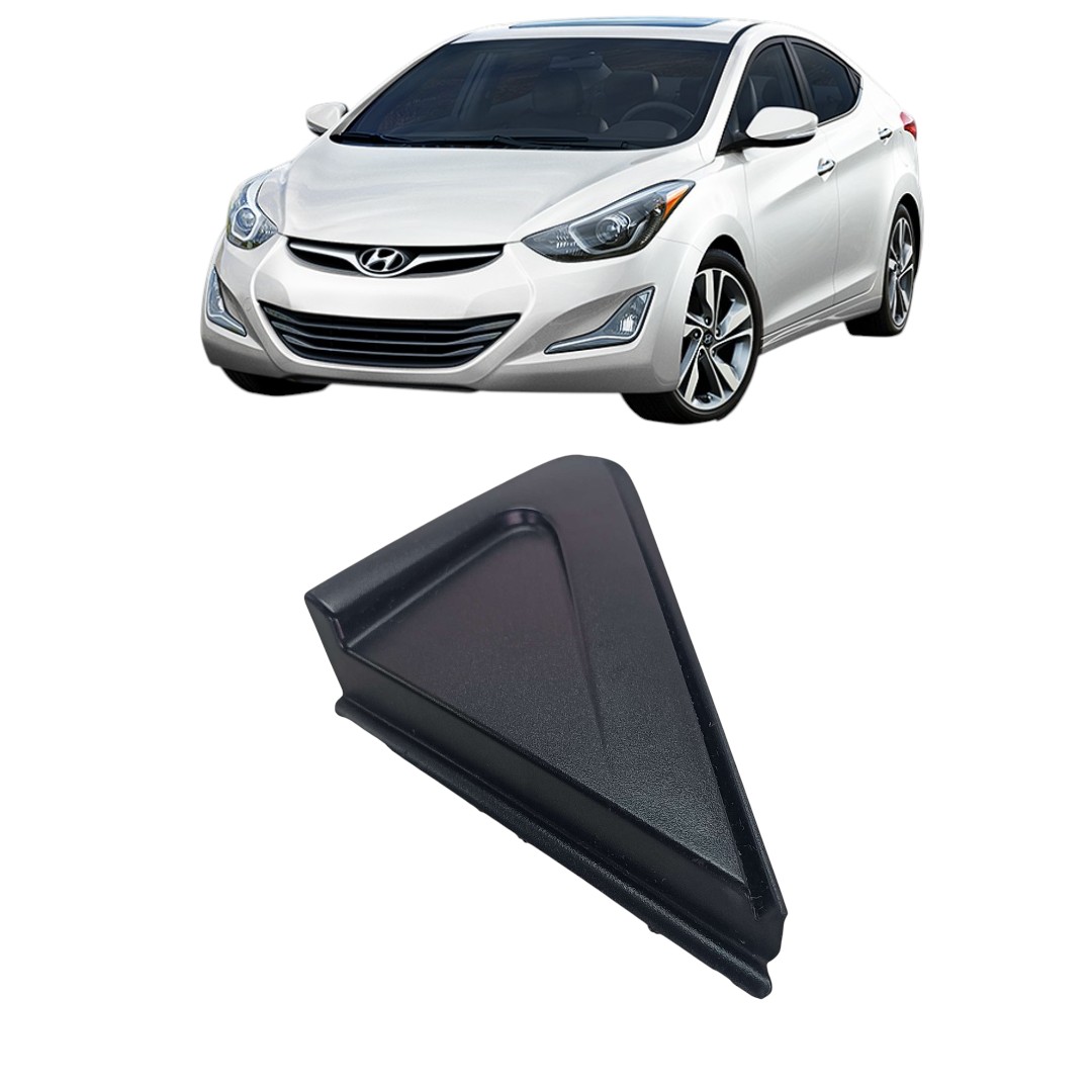 Acabamento Externo Porta Traseira Direita Hyundai Elantra 11 Preto
