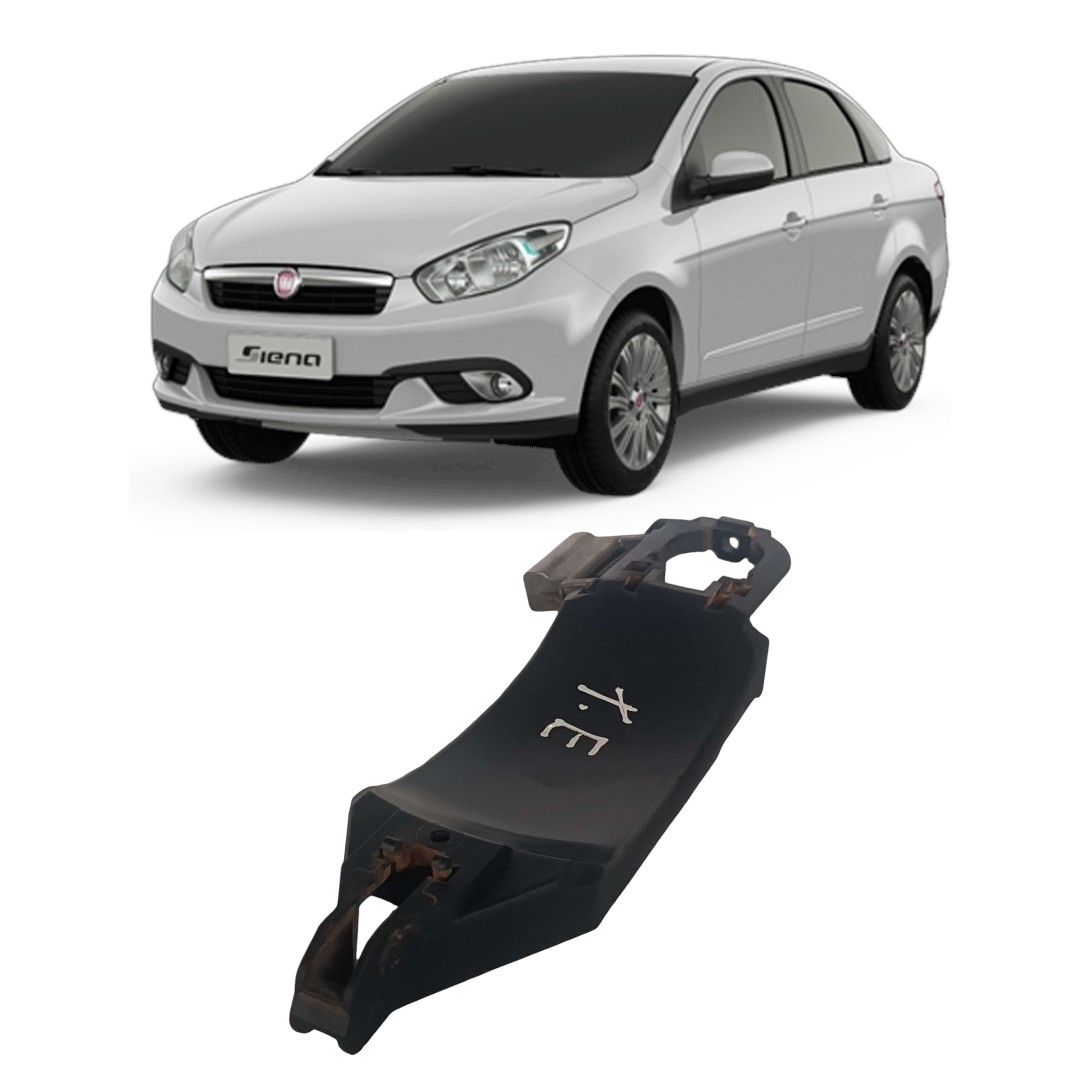 Suporte Maçaneta Externa Fiat Grand Siena 2012 2014 Preto