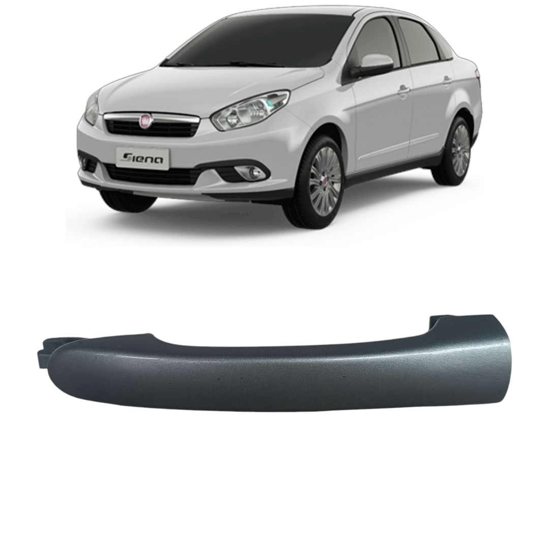 Maçaneta Externa Traseira Direita Fiat Grand Siena 2013 2015 Cinza Traseira