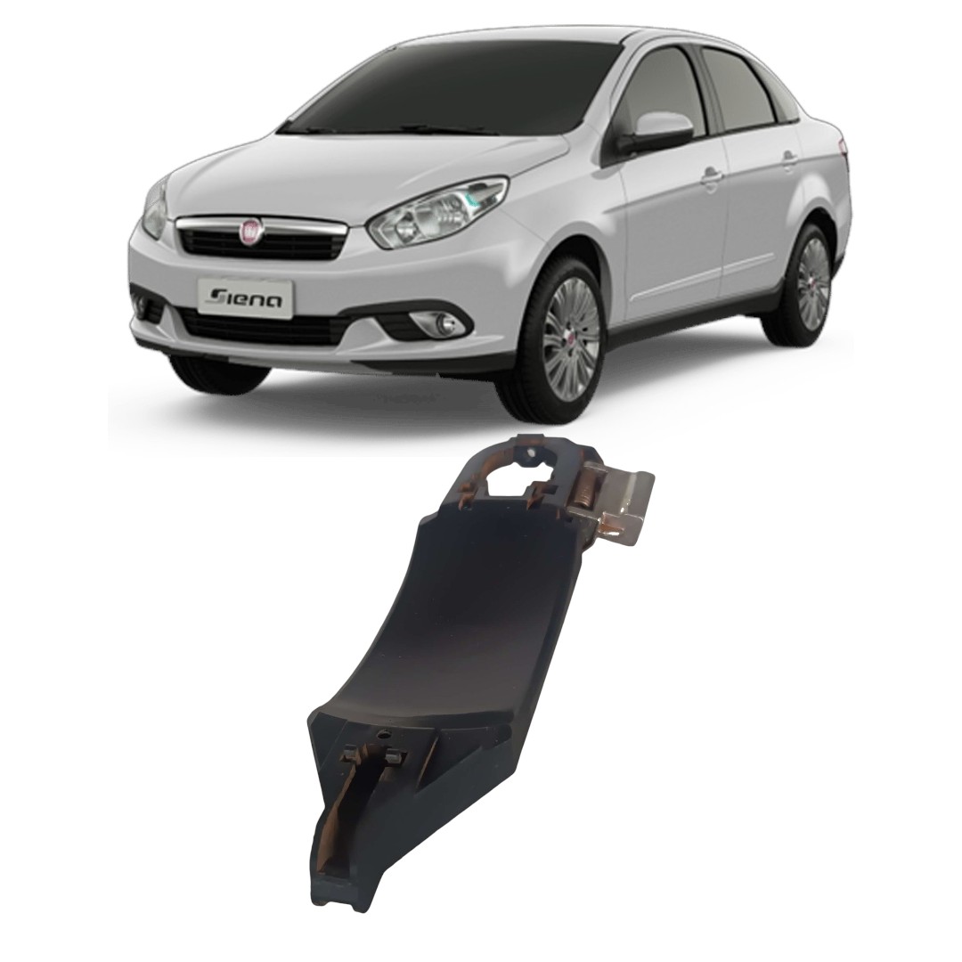 Suporte Maçaneta Externa Diant. Dir. Fiat Grand Siena 08/13 Dianteira