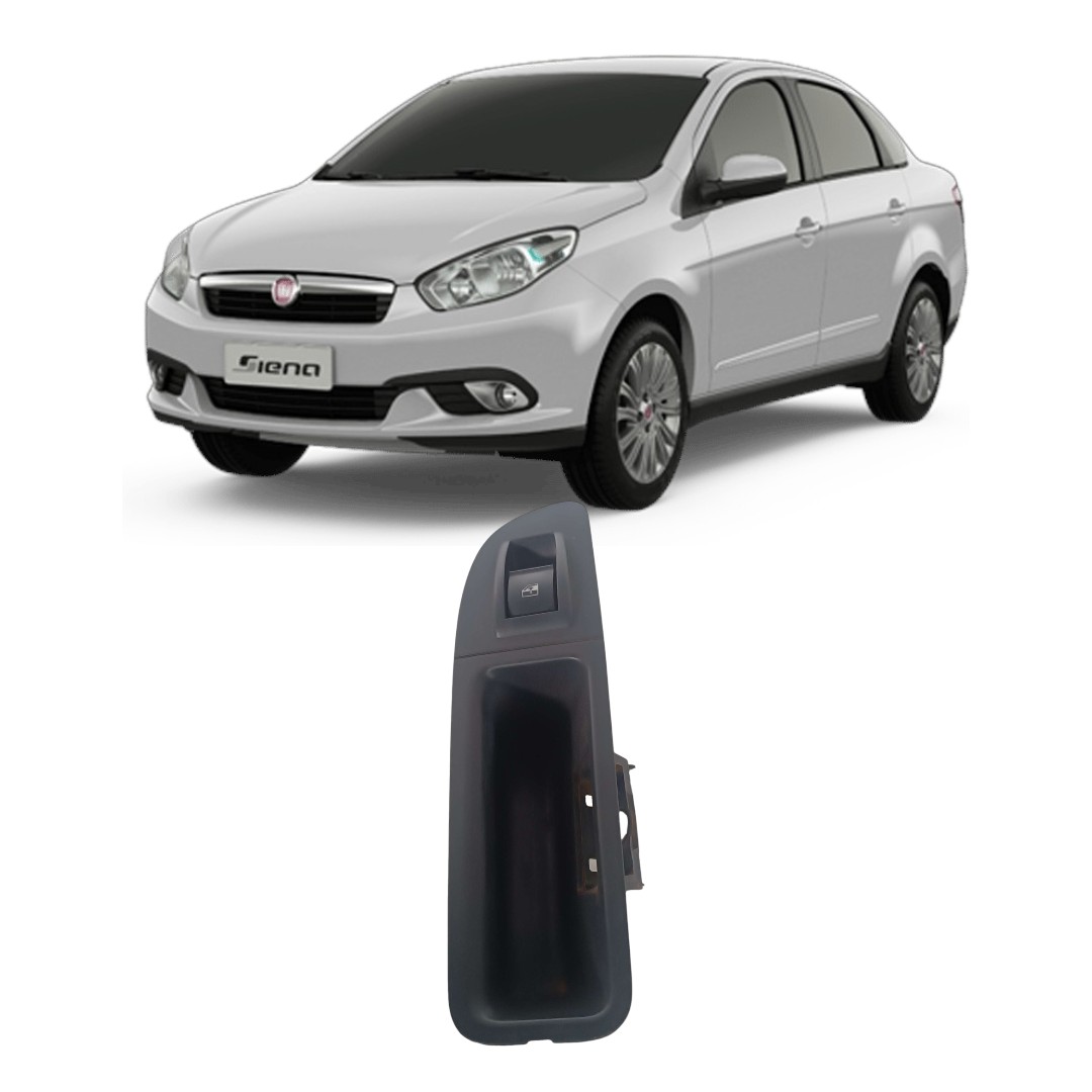 Botão Comando De Vidro Tras. Direita Fiat Grand Siena 12/18