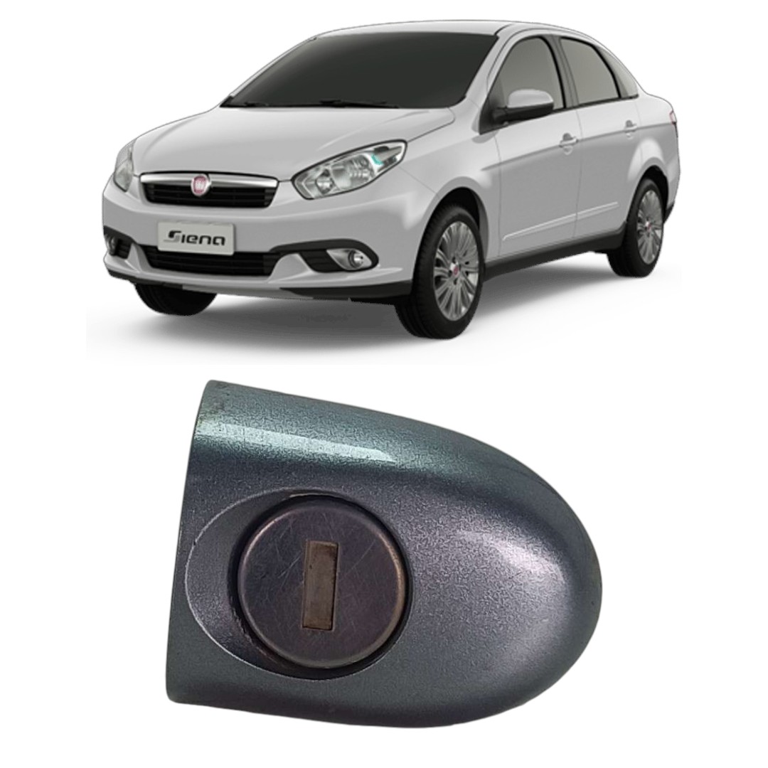 Tampa Maçaneta Externa Diant. Direita Fiat Grand Siena 13/19 Cinza Dianteira