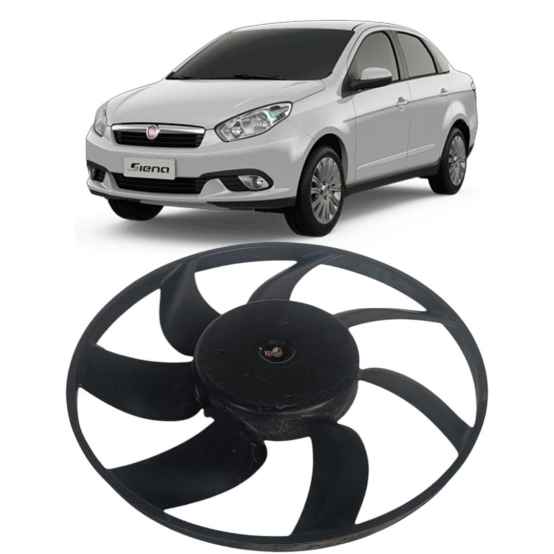 Ventoinha do Radiador C/Detalhe Fiat Grand Siena 2013 2015