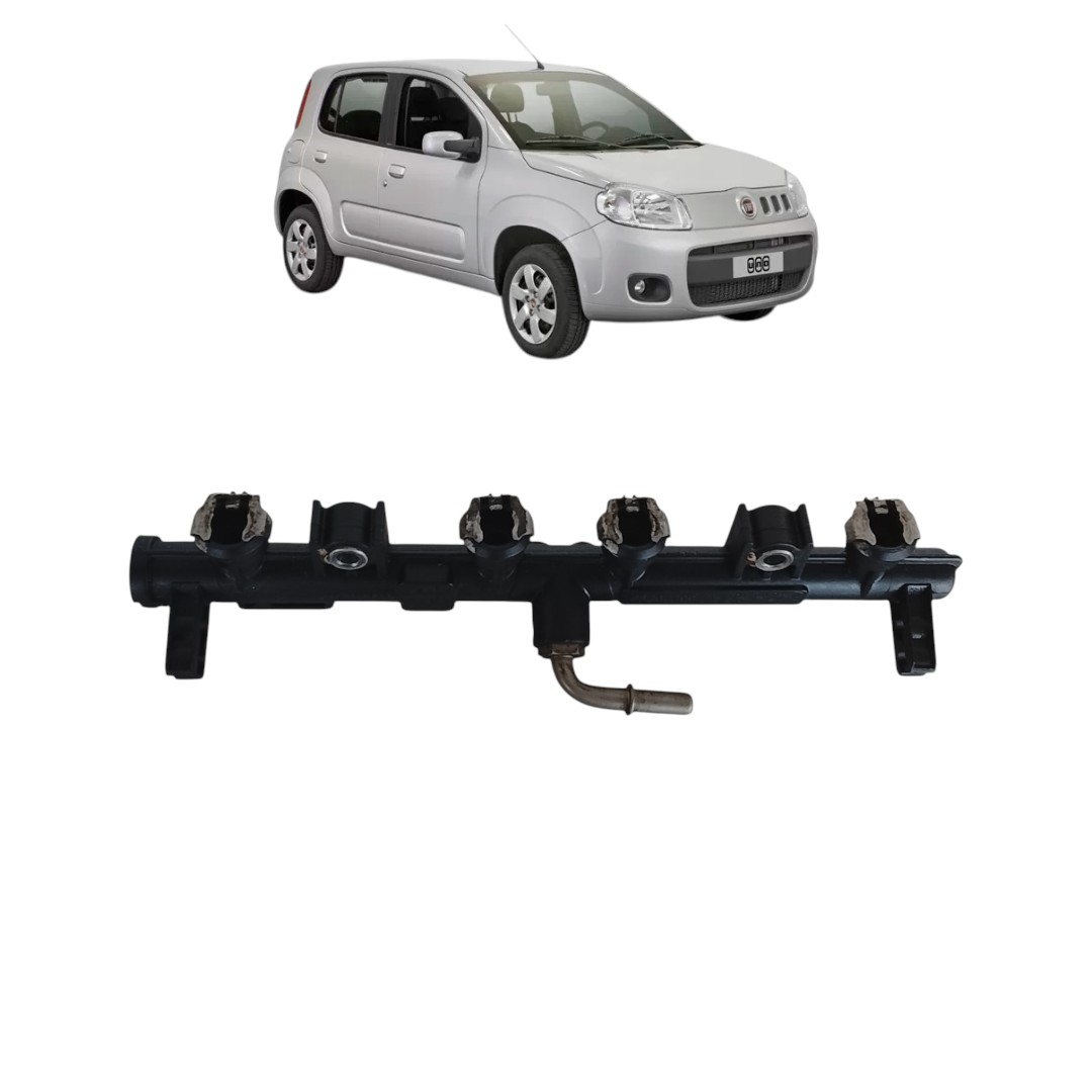 flauta bicos injetor Fiat uno way 2011 2014