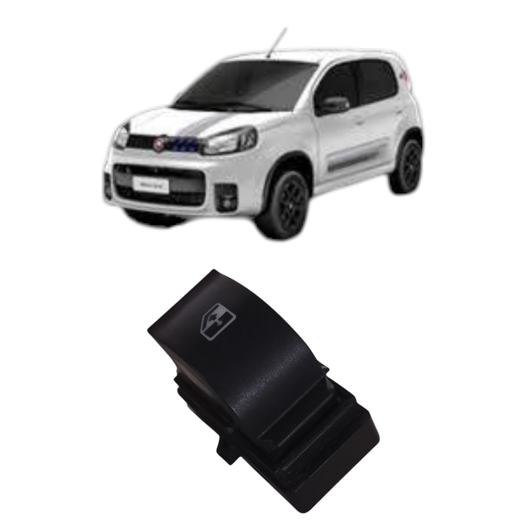 botão vidro elétrico Fiat uno attractive traseiro direito 2010 2021