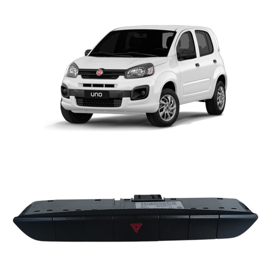 botão interruptor pisca alerta Fiat uno attractive 2017 2021