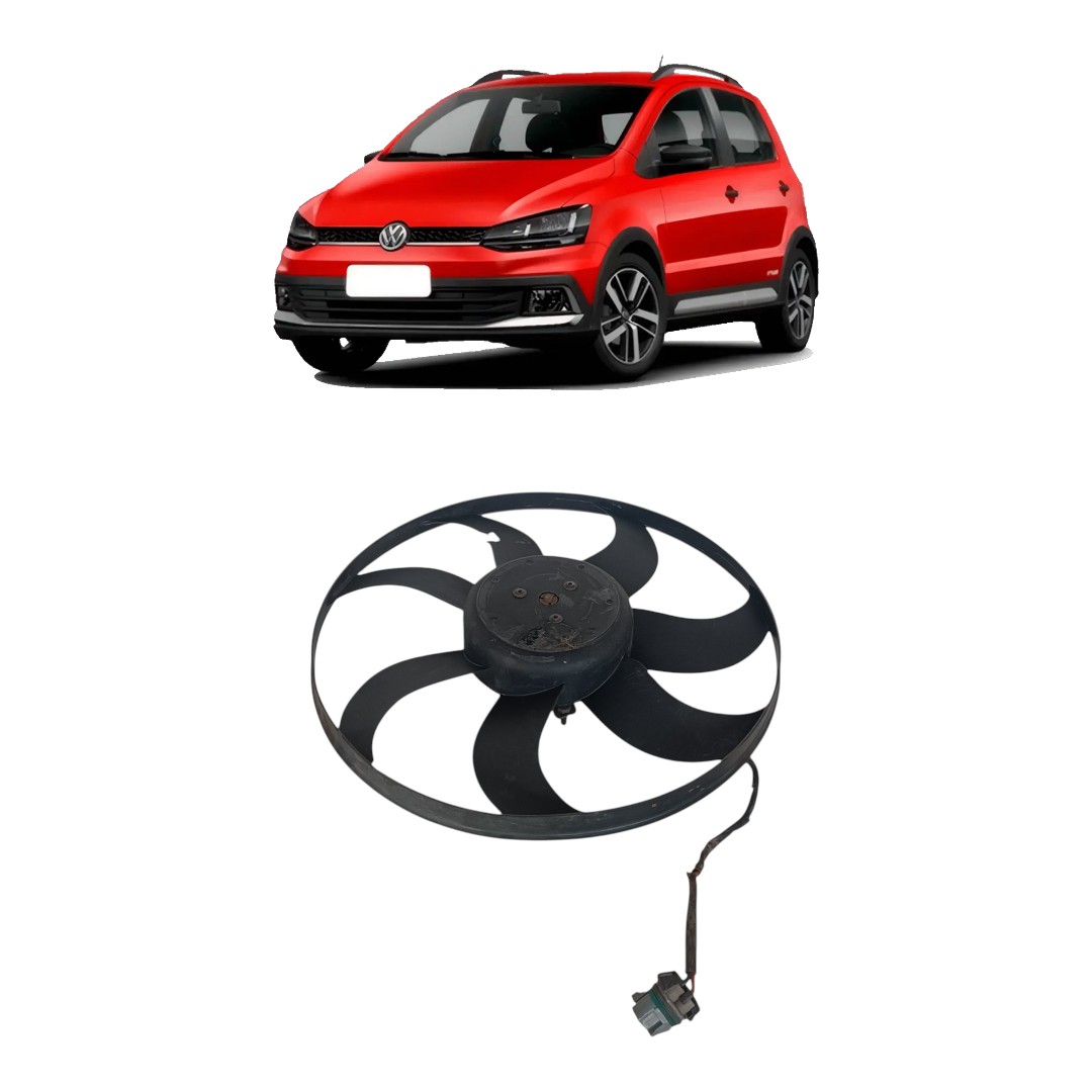 Ventoinha do Radiador Volkswagen VW Fox 2003 2008