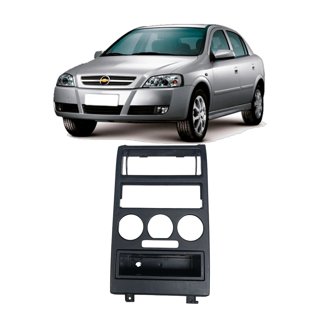 Moldura Painel Central Chevrolet Astra 1998 2012 Preto