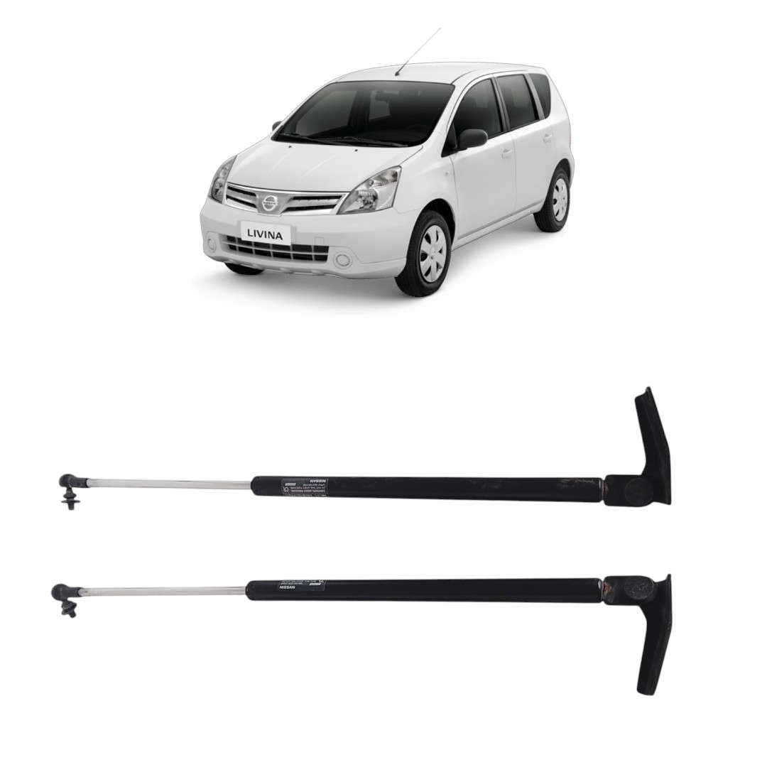 Par Amortecedor Tampa Traseira Nissan Livina 2009 2014