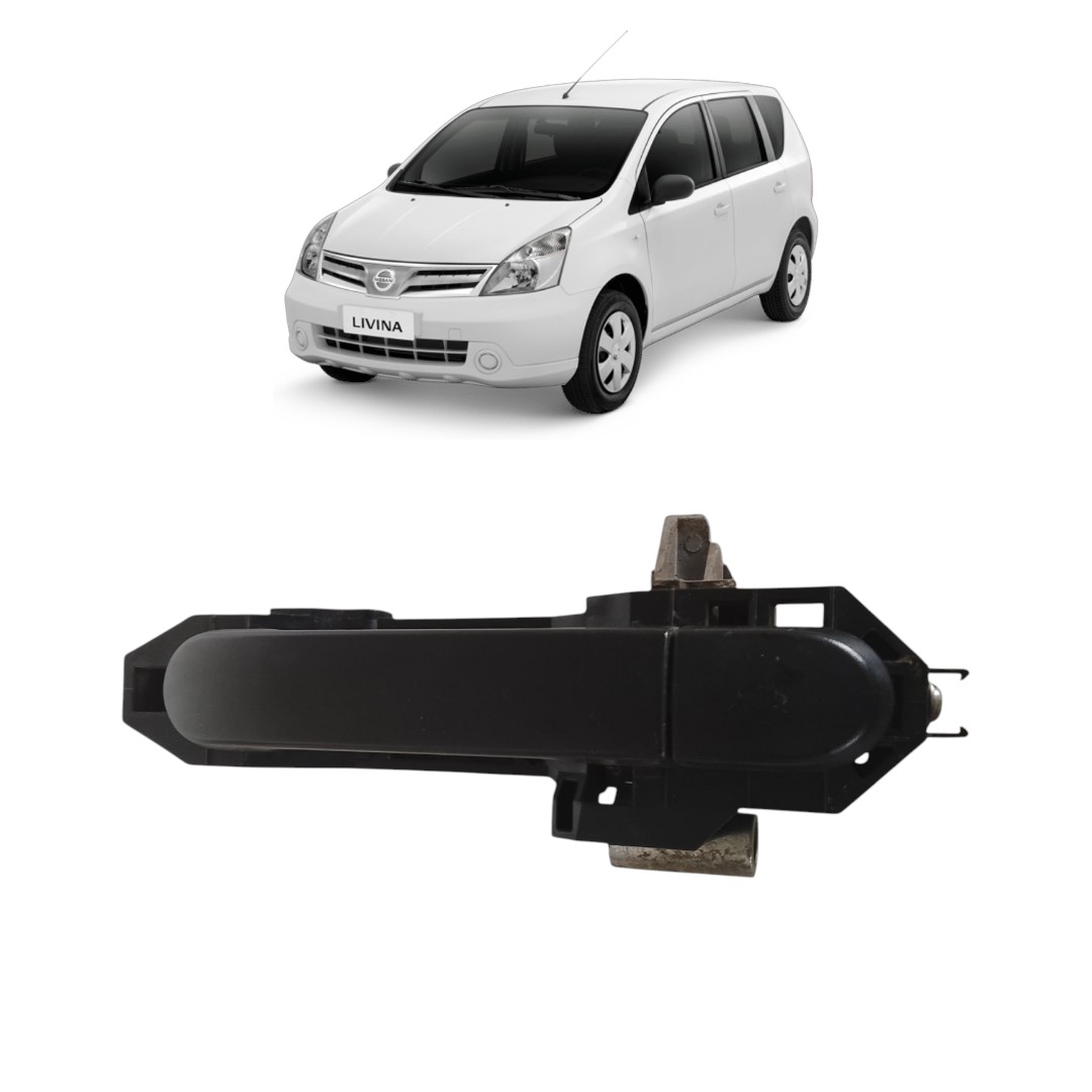 maçaneta externa traseira direita Nissan livina 2009 2014
