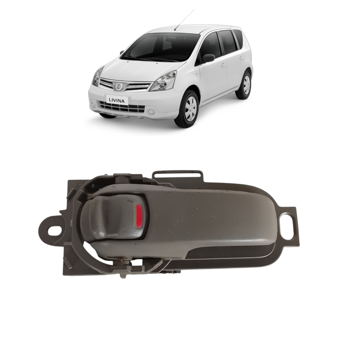 maçaneta interna traseiro direito Nissan livina 2010 2011