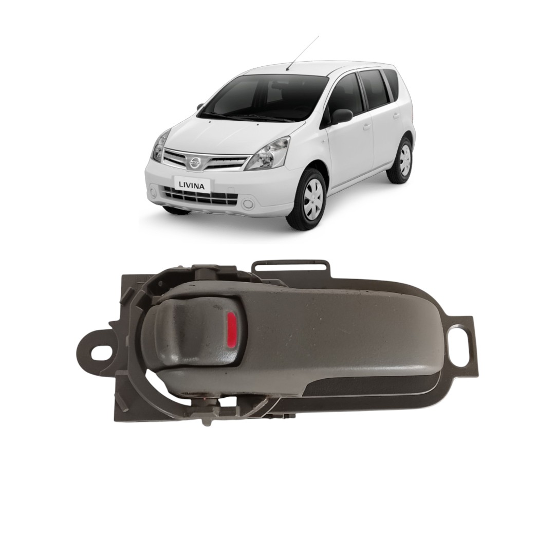 maçaneta Interna dianteiro direito Nissan livina 2010 2011
