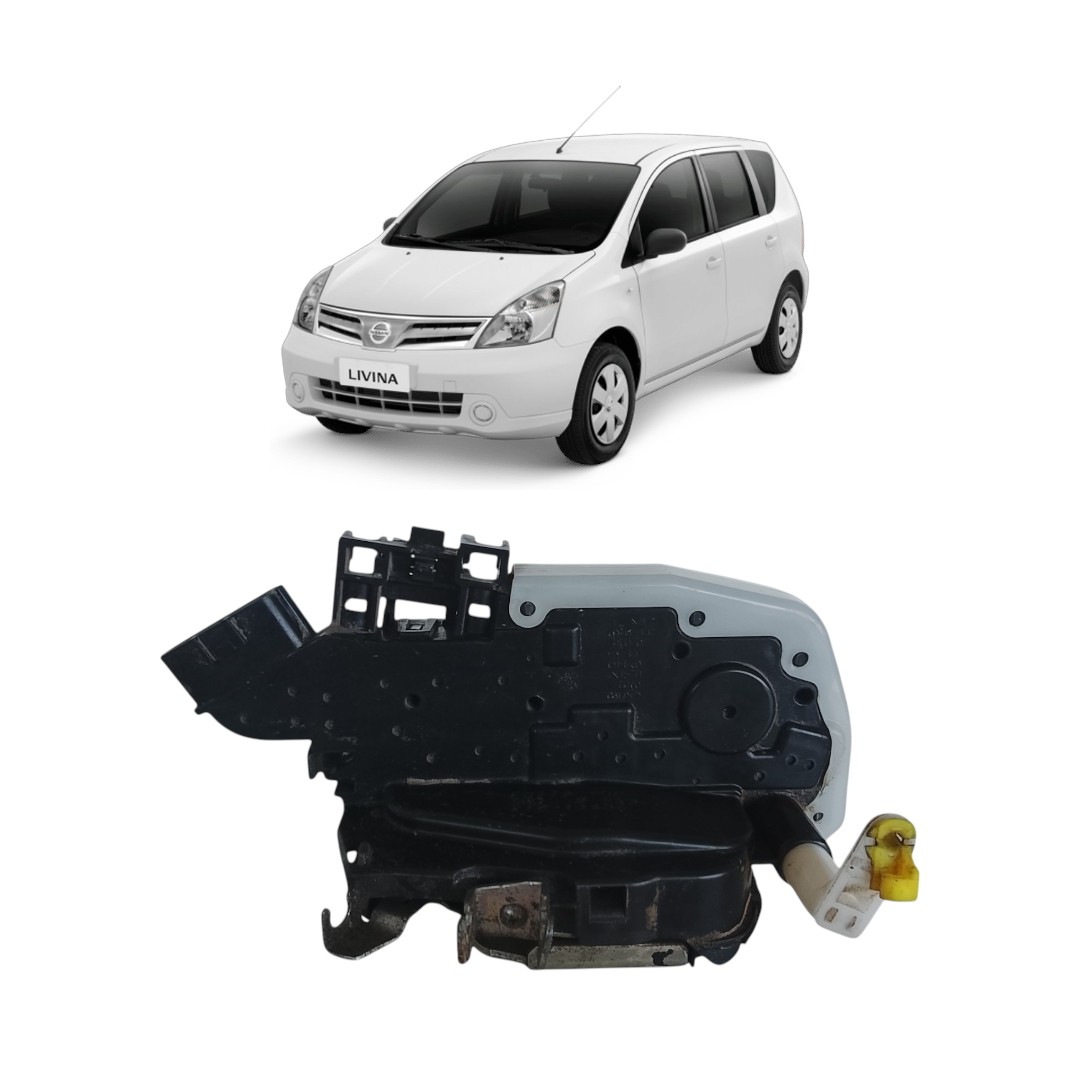 fechadura elétrica dianteira esquerda Nissan livina 10/12