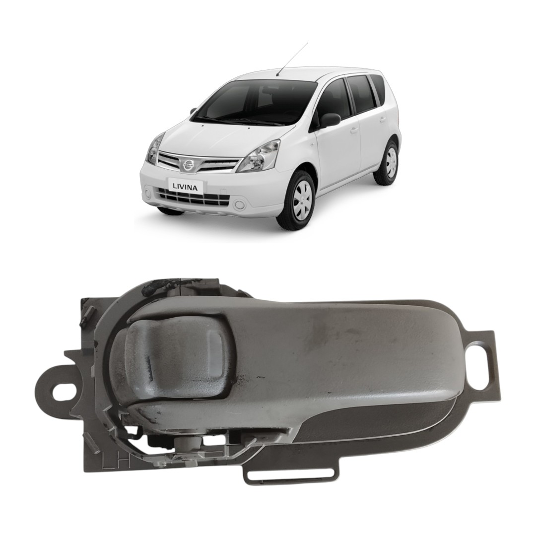 maçaneta Interna dianteiro esquerdo Nissan livina 2009 2014