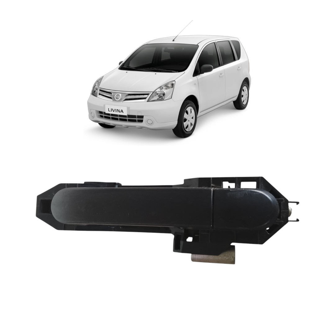 maçaneta externa traseiro esquerdo Nissan livina 2010 2013