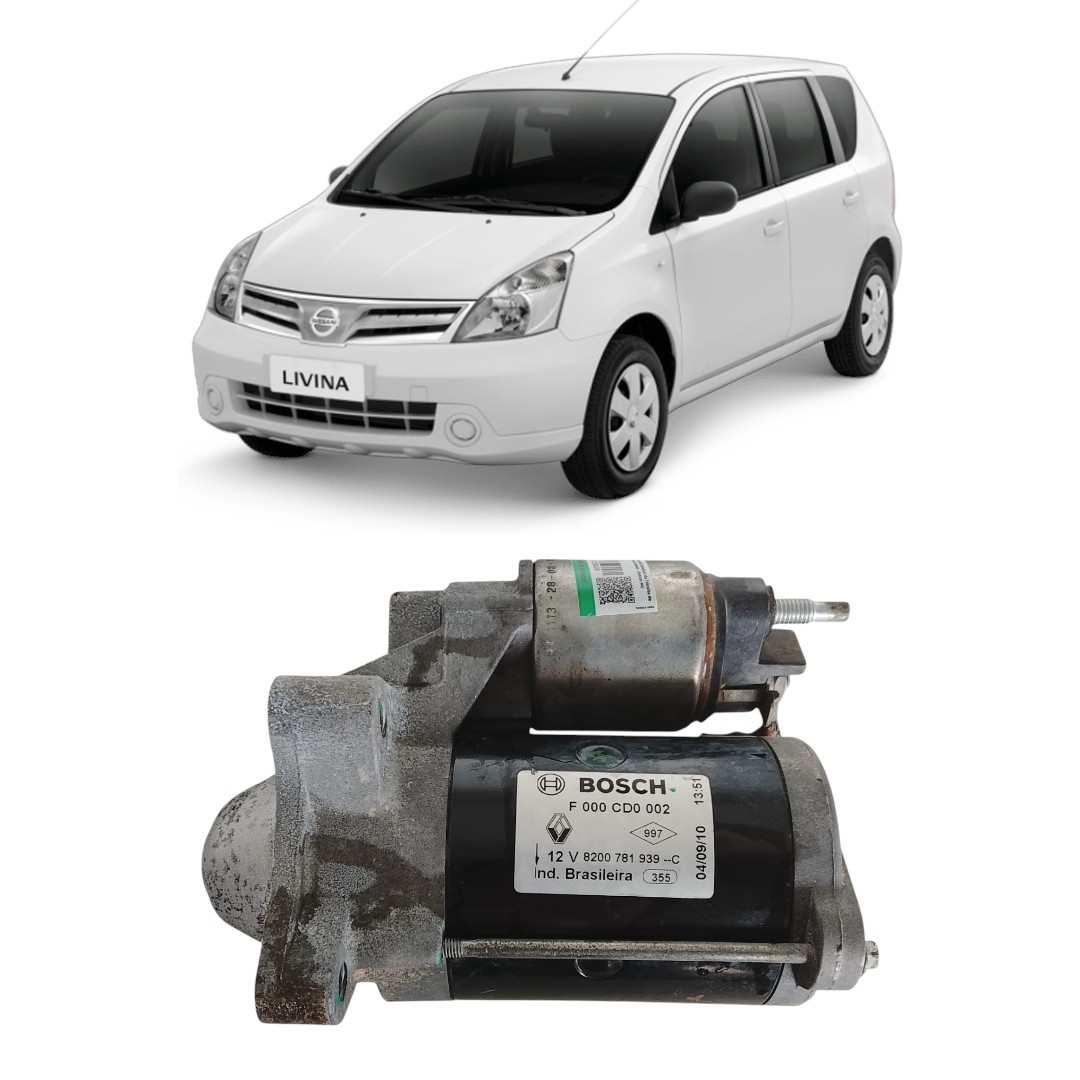 motor arranque Nissan livina 1.6 2005 2012