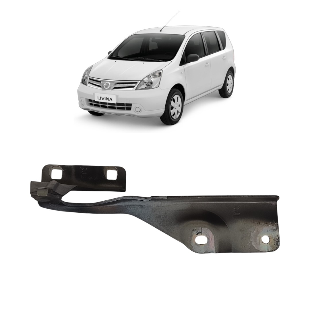 dobradiça capô esquerdo Nissan livina 2010 2014