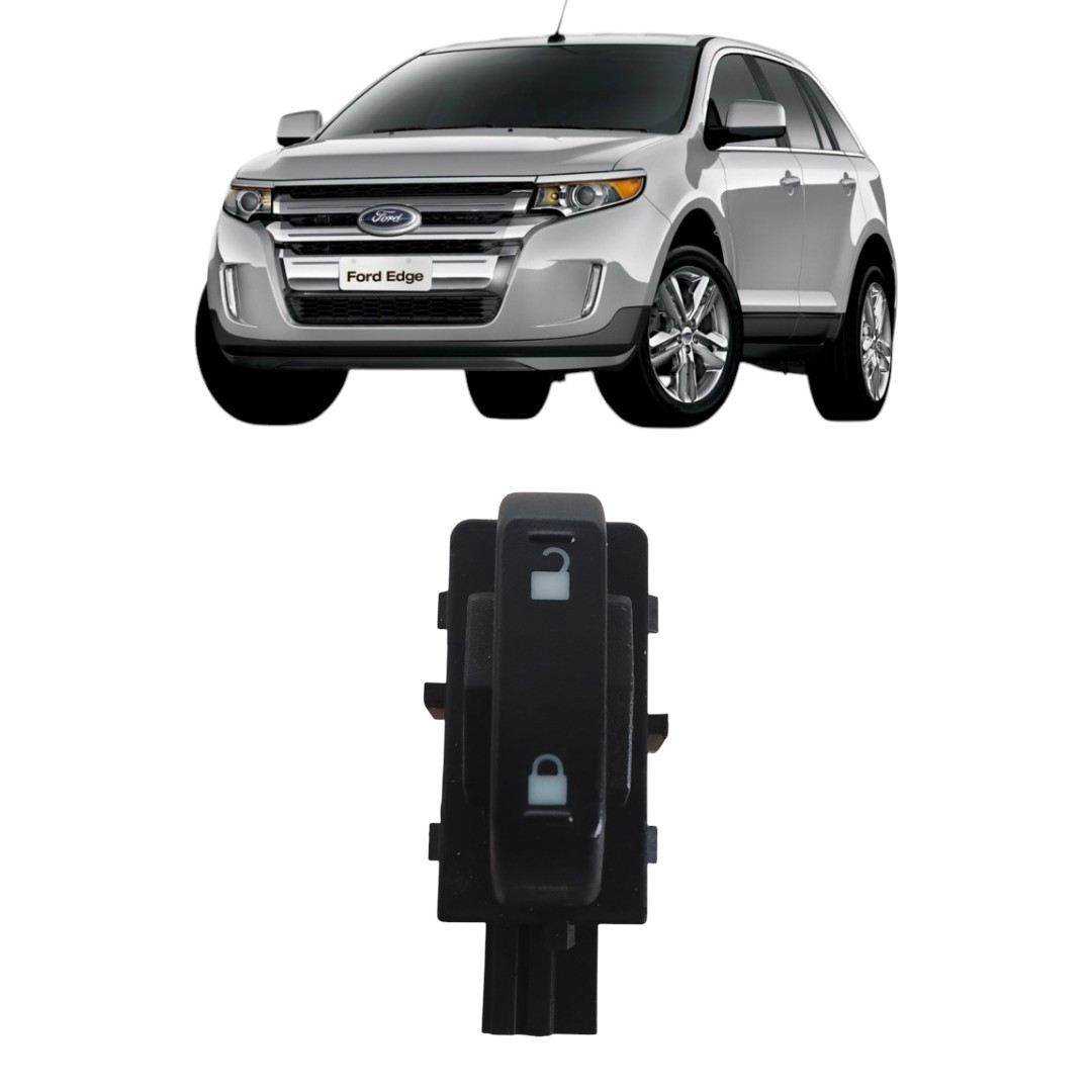 Botão Trava Porta Dianteiro Esquerdo Ford Edge 2010 2012