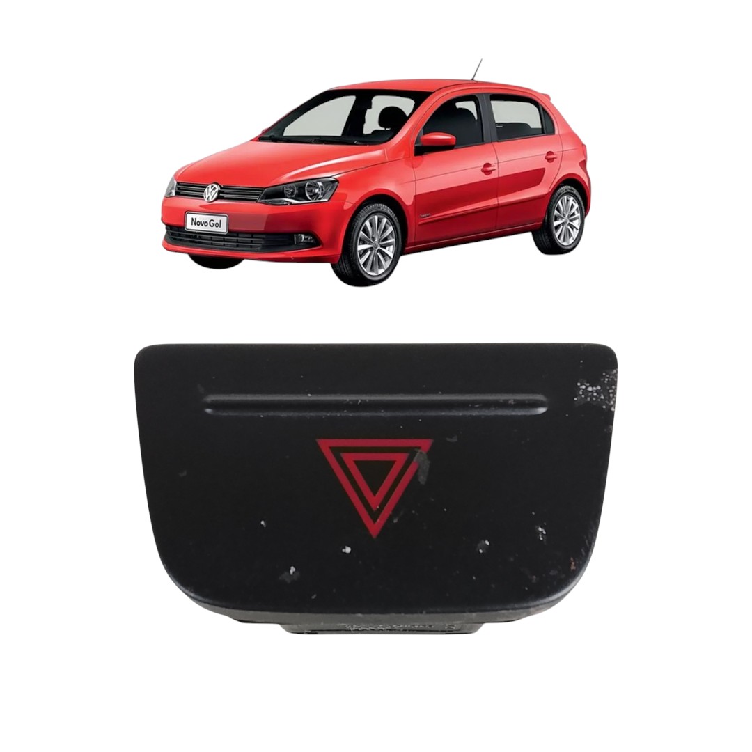 botão pisca alerta Volkswagen gol 2013 2016