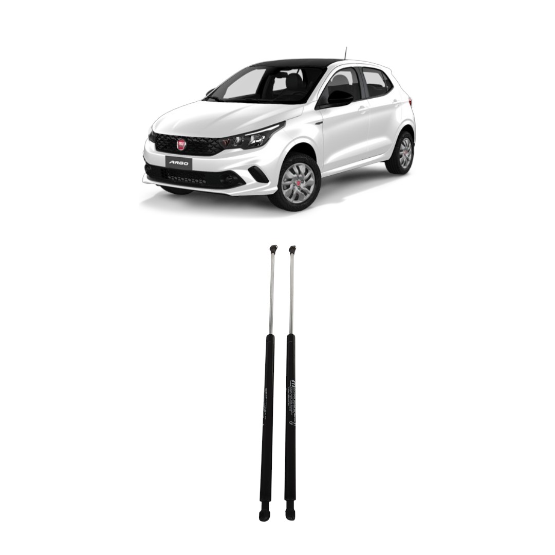 par amortecedor tampa traseira Fiat argo 2018 2024