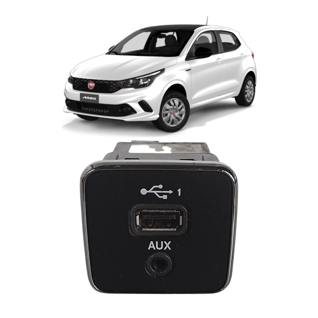 entrada USB Fiat argo 2017 2021