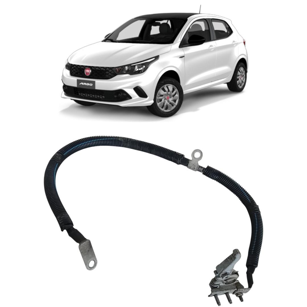 cabo negativo bateria Fiat argo 2018 2020