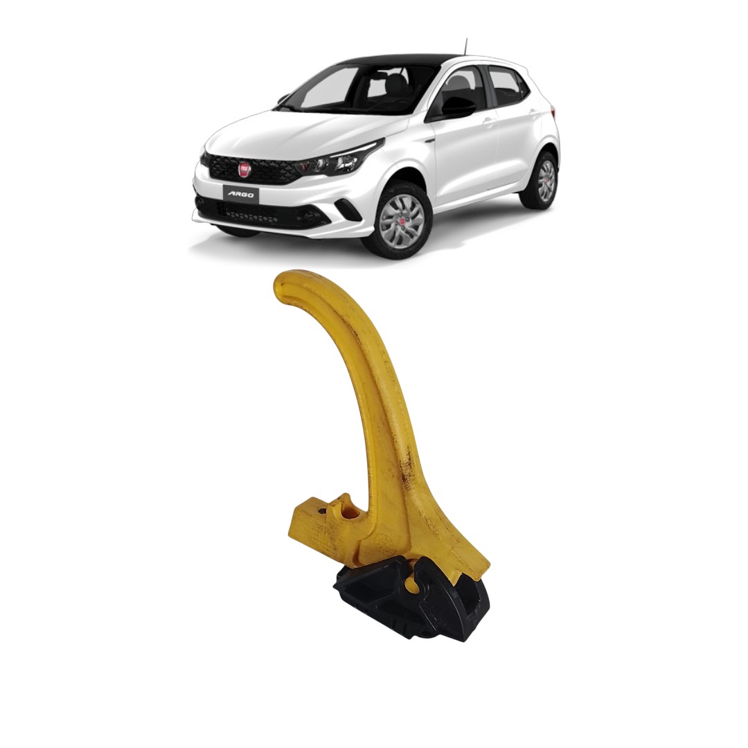 alavanca puxador capô Fiat argo 2014 2020