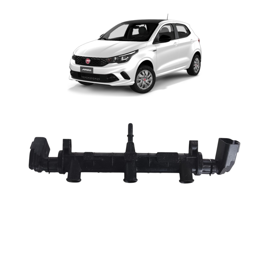 flauta dos bicos injetor Fiat argo 1.0 2016 2020