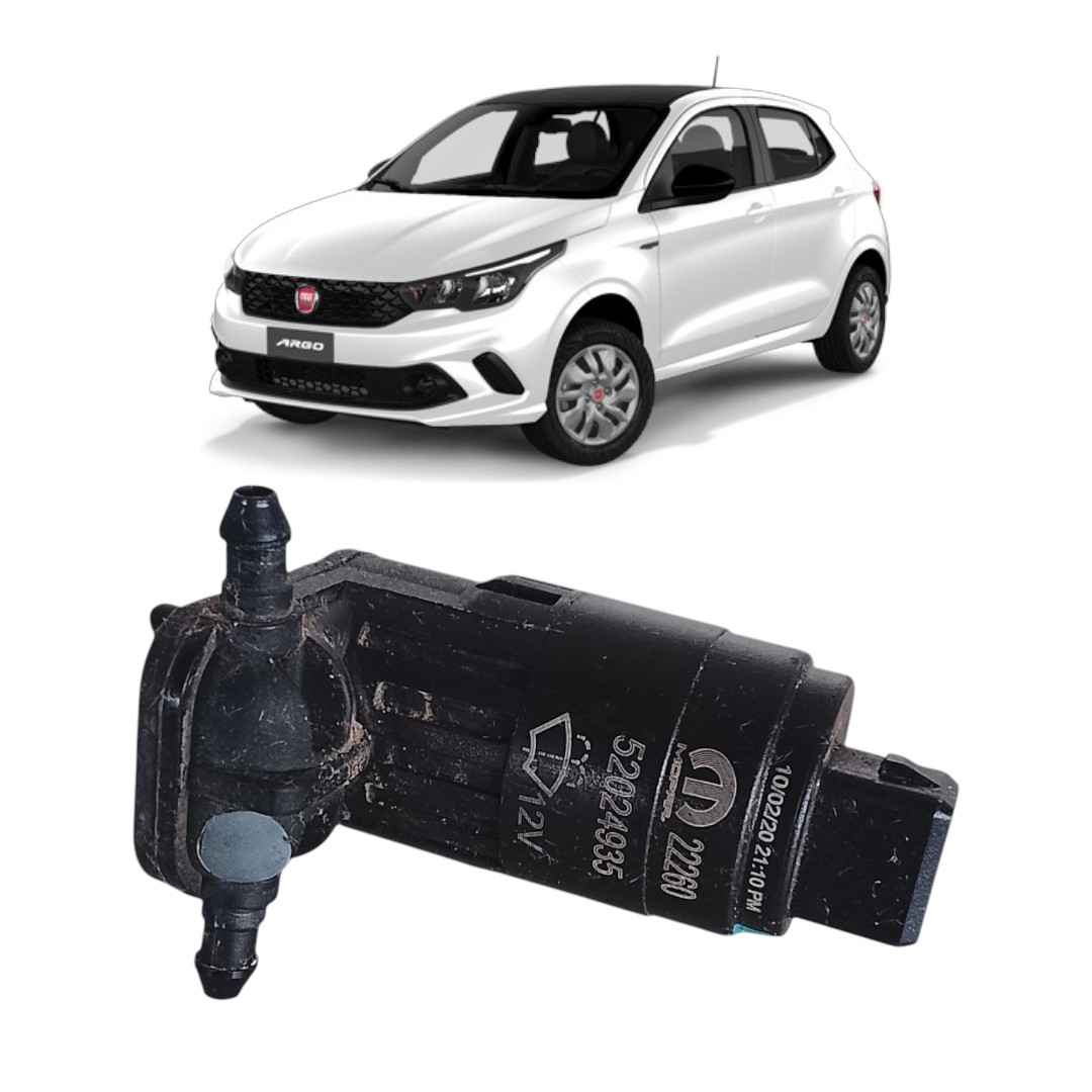 motor esguicho limpador parabrisa Fiat argo 2017 2020