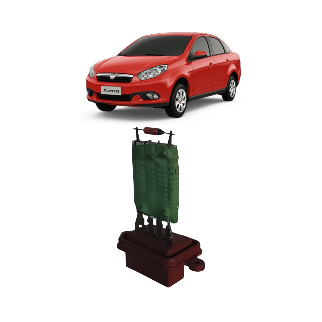 resistência ar condicionado Fiat Siena attractive 2017 2022