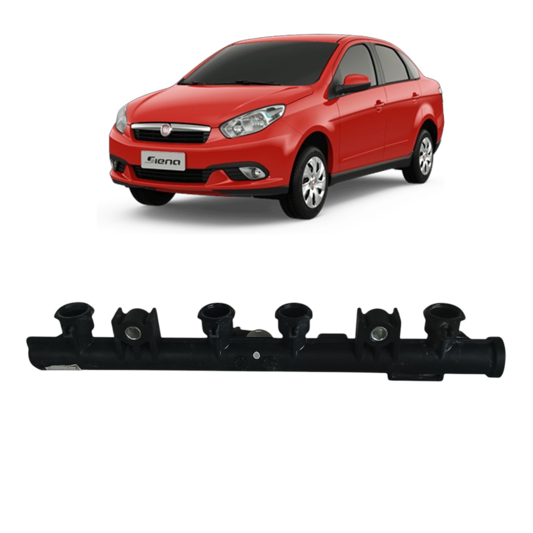 flauta bicos injetor Fiat Siena attractive 1.4 2015 2017