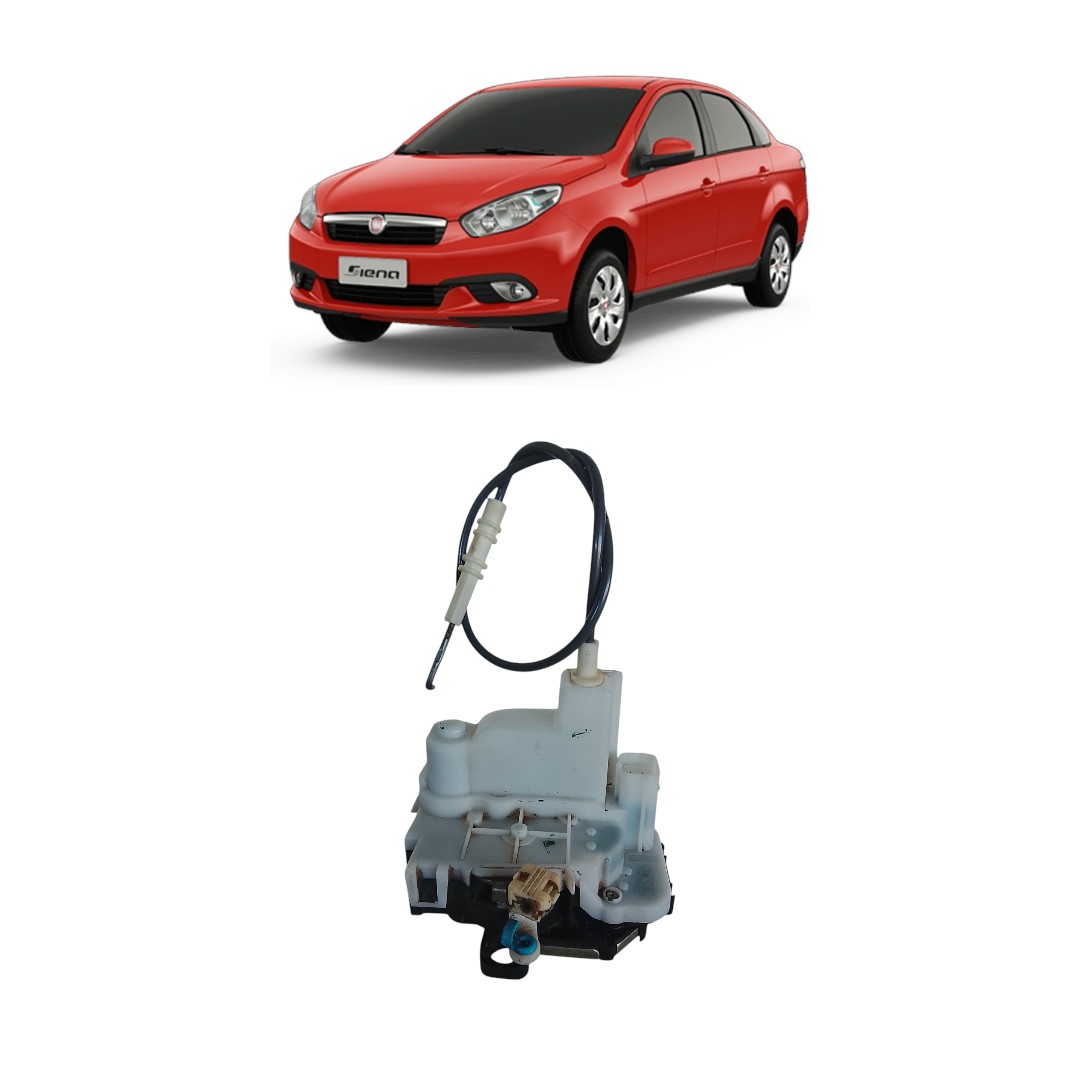fechadura elétrica dianteiro esquerdo Fiat Siena attractive 2012 2021