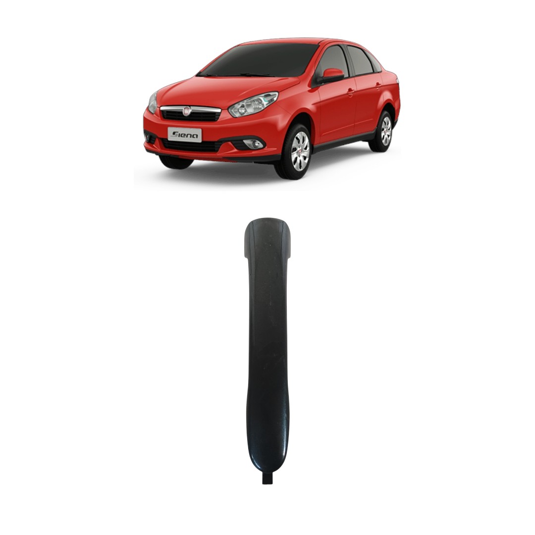 Maçaneta Externa Dianteiro Esquerdo Fiat Siena Attractive 2010 2013 Dianteira