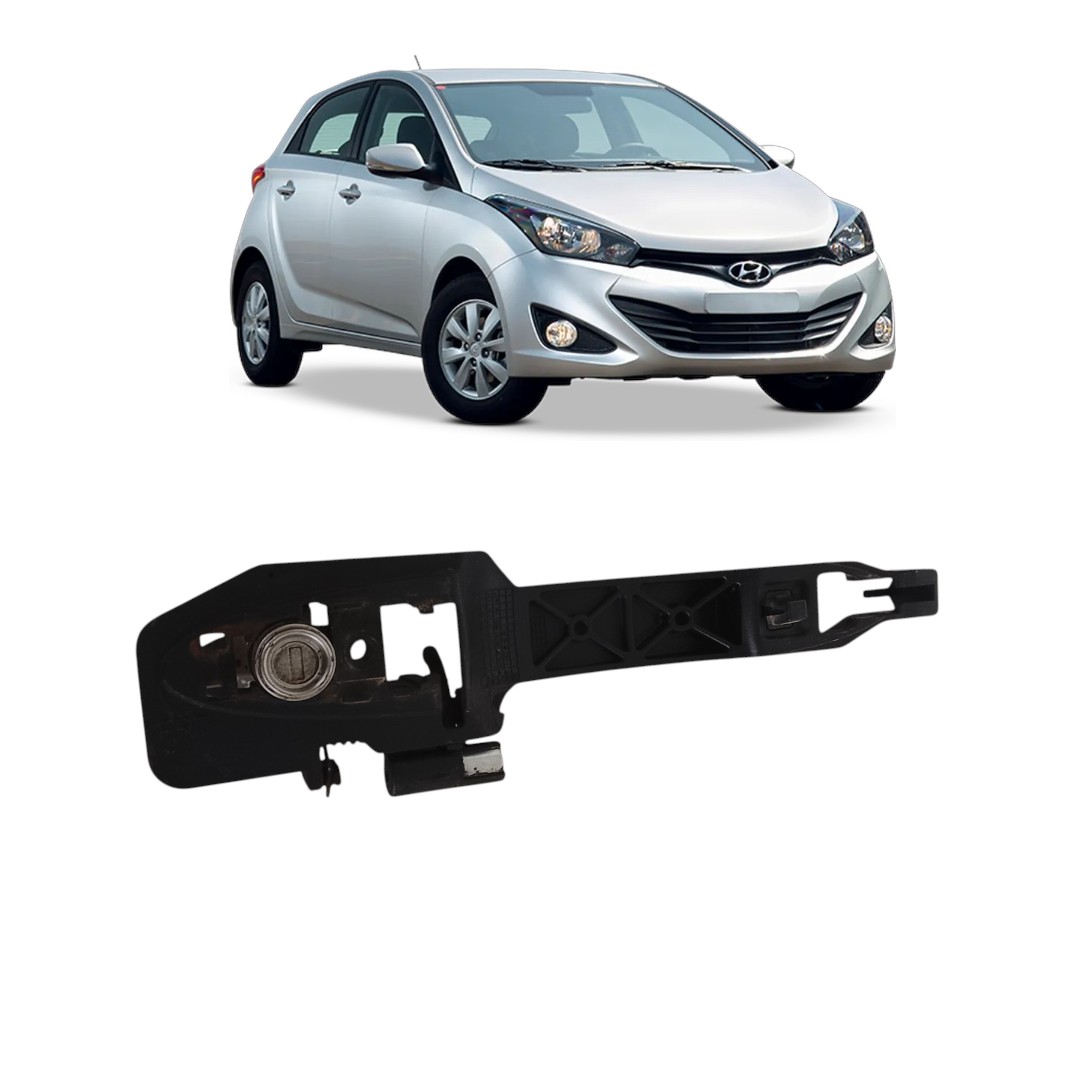 Suporte Maçaneta Externa Diant Esquerdo Hyundai Hb20 12/19 Dianteira
