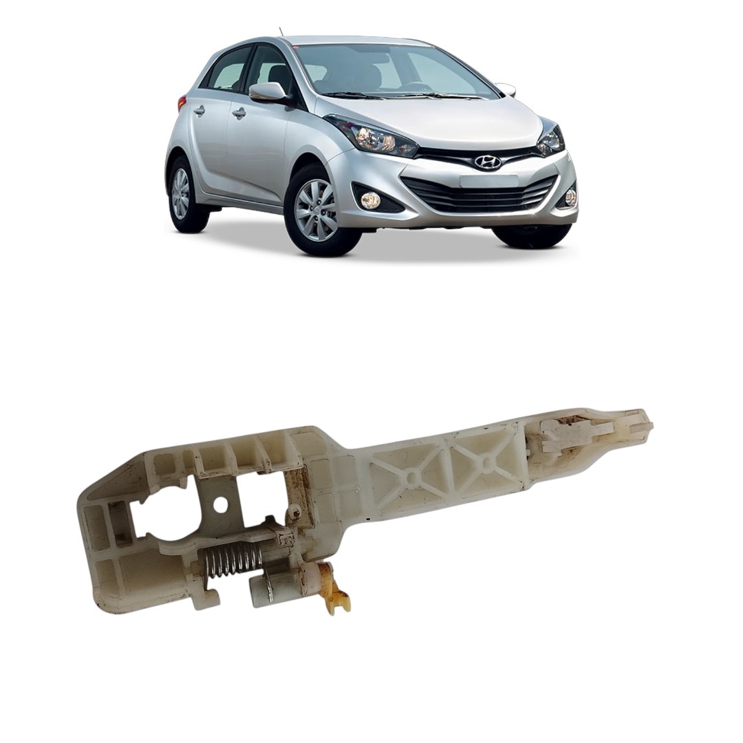 Suporte Maçaneta Externa Tras Direito Hyundai Hb20 12/19 Traseira