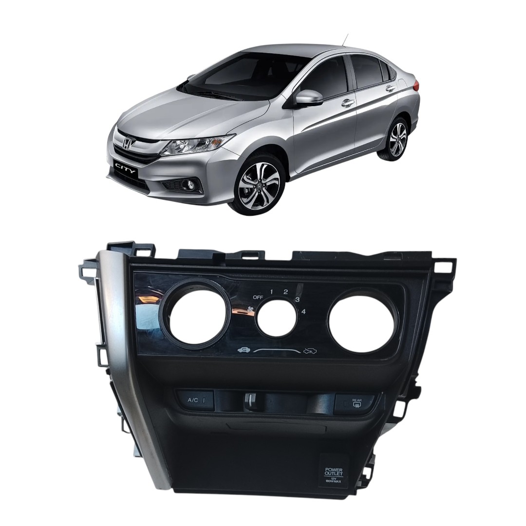 Moldura Comando Ar Condicionado Honda City 2015 2020