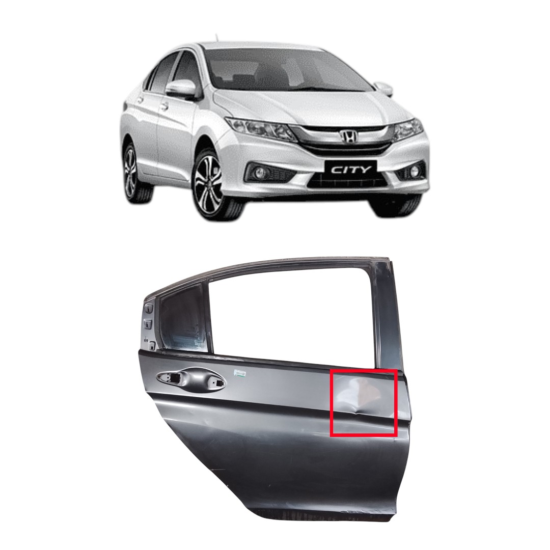 porta traseira direita c/detalhe Honda city 2016
