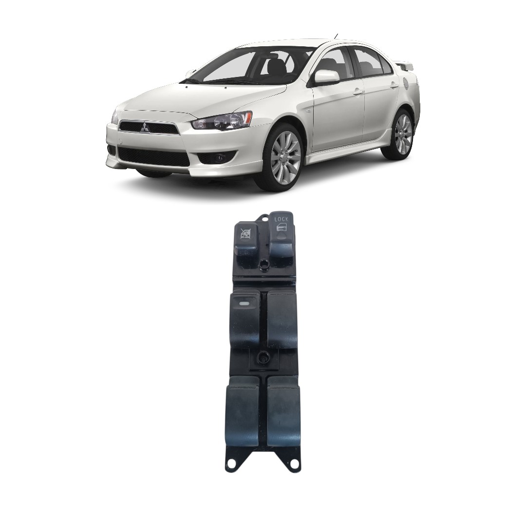 Botão Interruptor Elétrico Mitsubishi Lancer 2011 2019