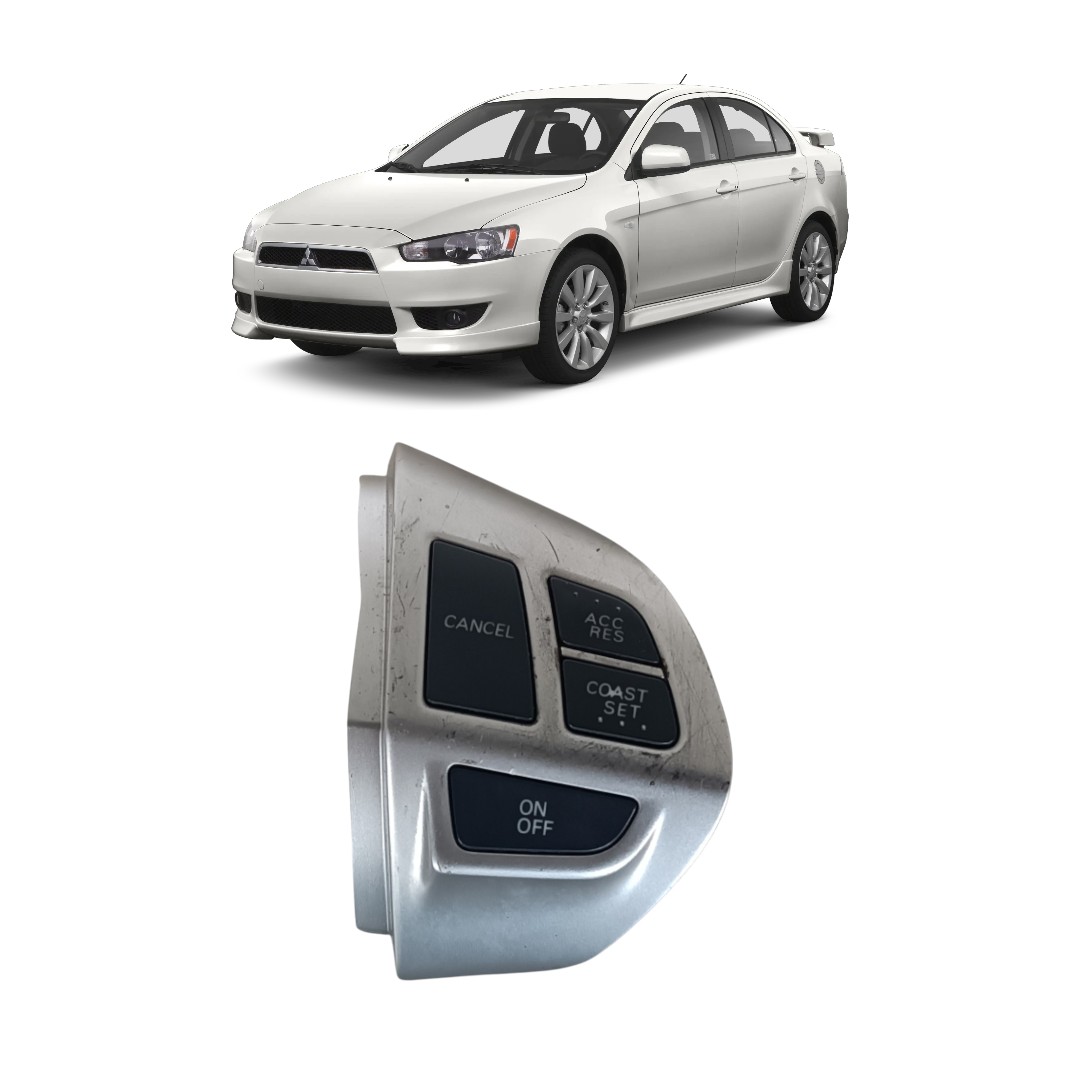 Botão Comando Volante Direito Mitsubishi Lancer 08/18