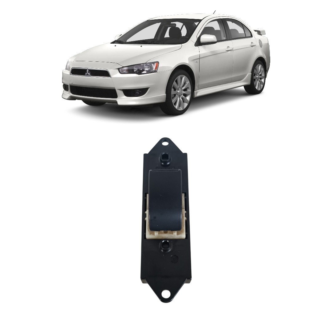 Botão Interruptor Comando Vidro Mitsubishi Lancer 2008 2014
