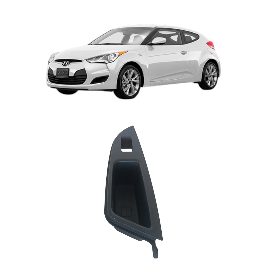 Acabamento Moldura Botão Vídro Tras Dir Veloster 12/13